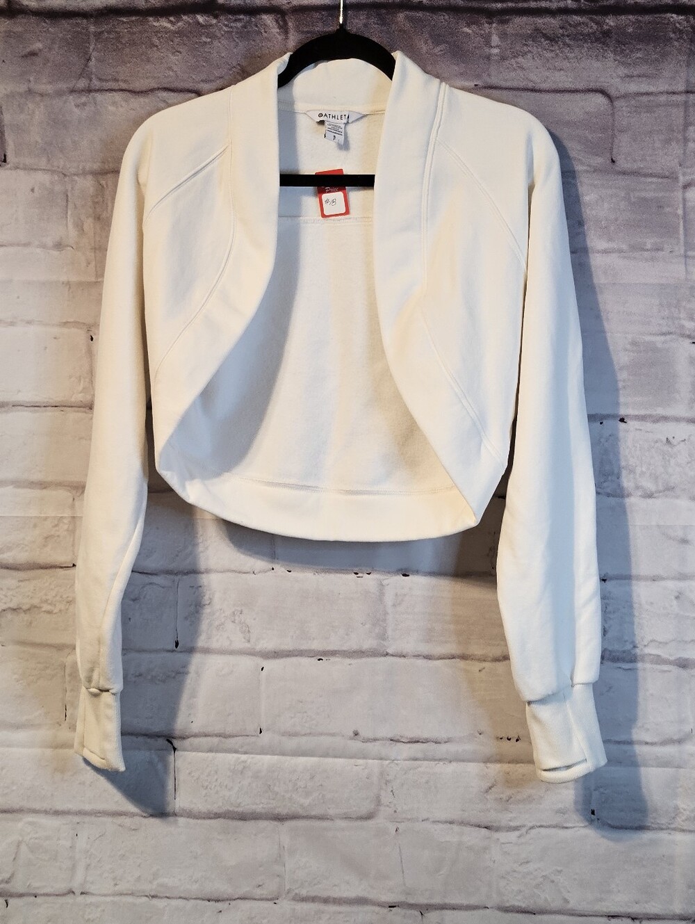 Athleta Retroplush Crop Cardigan / Wrap Jacket